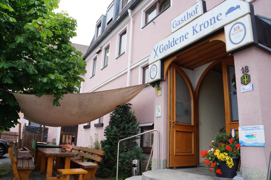 Gasthof Goldene Krone ゼルビッツ エクステリア 写真